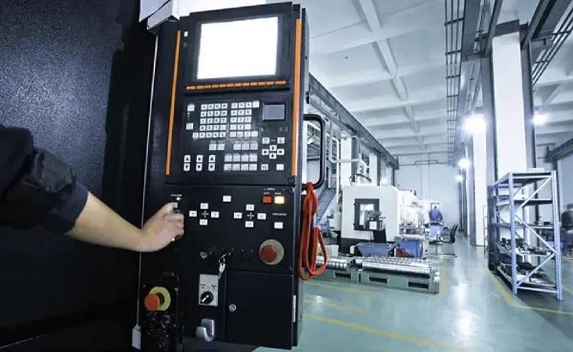 Modern CNC manufacturing facility with precision machining equipment