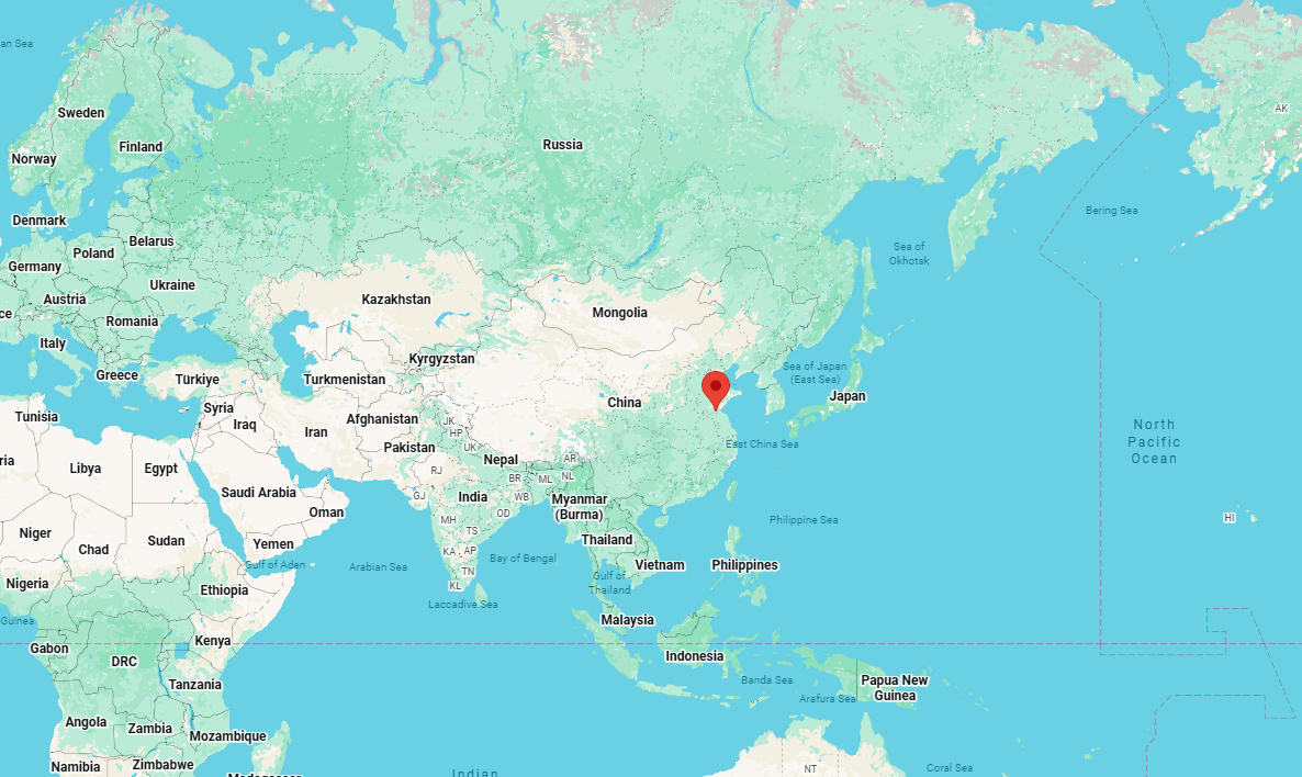 Map showing location of Soontron Precision in Linyi, China